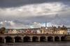 Barnstaple medieval Long Bridge which spans the River Taw in North Devon