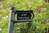 WW1 signpost