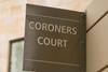 Coroners court sign