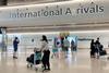 International arrivals gate during coronavirus, Heathrow