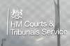 HM Courts & Tribunals Service sign