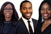 Barbara Mills KC, Andrew Powell KC and Bibi Badejo