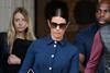 Rebekah Vardy leaves the Royal Courts of Justice on the first day of the hearing on the libel case against Coleen Rooney