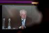 Sir Wyn Williams speaks at the Post Office Inquiry report press conference