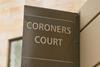 Coroners court sign