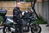 Fergus Dalgarno on his Kawasaki Versys 1000 motorbike