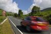 Speeding car