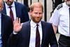 Prince Harry arrives at the Royal Courts of Justice, April 2025