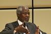 Kofi Annan former UN secretary general at IBA 2015
