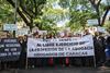 Lawyers protesting in Caracas