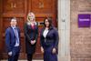 James Monk, Michelle O’Hara and Jade Linton of Thursfields Solicitors