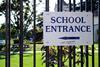 School entrance gates