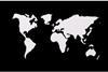 world map black