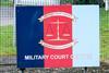 Military Court Centre sign