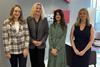 Pictured (L-R): Natalie Howitt, Niki Polymeridou, Nermin Suleman and Hannah Vachre