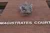 Magistrates court sign