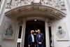 Former traders Tom Hayes (right) and Carlo Palombo outside the Supreme Court