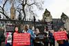 Court interpreters demonstrate at Westminster