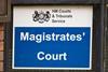 Magistrates' Court sign