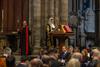 Lord chancellor Shabana Mahmood at the opening of the legal year 2024 at Westminster Abbey, London