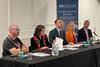 (l-r) Matthew Evans, Dana Denis-Smith, Ben Maguire MP, Kirsty Brimelow, Will Forster MP