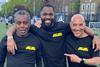 Garden Court’s Keir Monteith KC (pictured, right), Doughty Street’s Garry Green KC (left) and aspiring barrister Fidel Bonnah (centre)