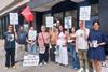 Fleet St strikers