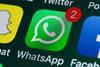 WhatsApp icon on phone