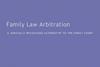 Family Law Arbitration book
