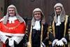 Lord Burnett of Maldon, lord chancellor Robert Buckland QC MP and master of the rolls Sir Terence Etherton