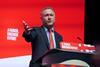 Shadow justice secretary Steve Reed speaking during the Labour Party Conference at the ACC Liverpool, 2022