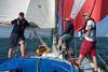 Spinnaker duty on Achates
