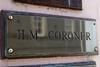 Coroner sign