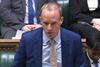 Dominic Raab speaks in the House of Commons