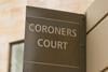 Coroners court sign