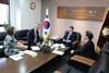 Law Society president Robert Bourns visits the Korea Bar Association, Seoul, April 2017.