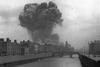 An explosion at the Four Courts during the Irish Civil War, 1922