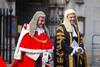 Lord Burnett and lord chancellor Brandon Lewis pictured at the opening of the legal year 2022