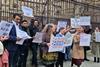 SSB victims protest