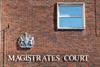 Magistrates court sign