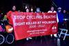 Vigil for Shatha Ali solicitor killed in Holborn cycling accident