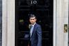 Prime minister Rishi Sunak outside 10 Downing Street