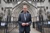 Chris Packham outside the Royal Courts of Justice, London after won his High Court libel claim