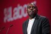 David Lammy at the Labour Party conference in Brighton, 2021