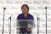 Conservative Party leader Kemi Badenoch delivers a speech at Policy Exchange in Westminster, London