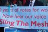 Mesh protest