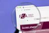 Financial Conduct Authority webpage