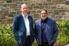 L-R Tim Richards and Manjit Virdee