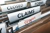 A file labelled claims