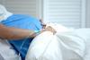 Pregnant woman on maternity ward